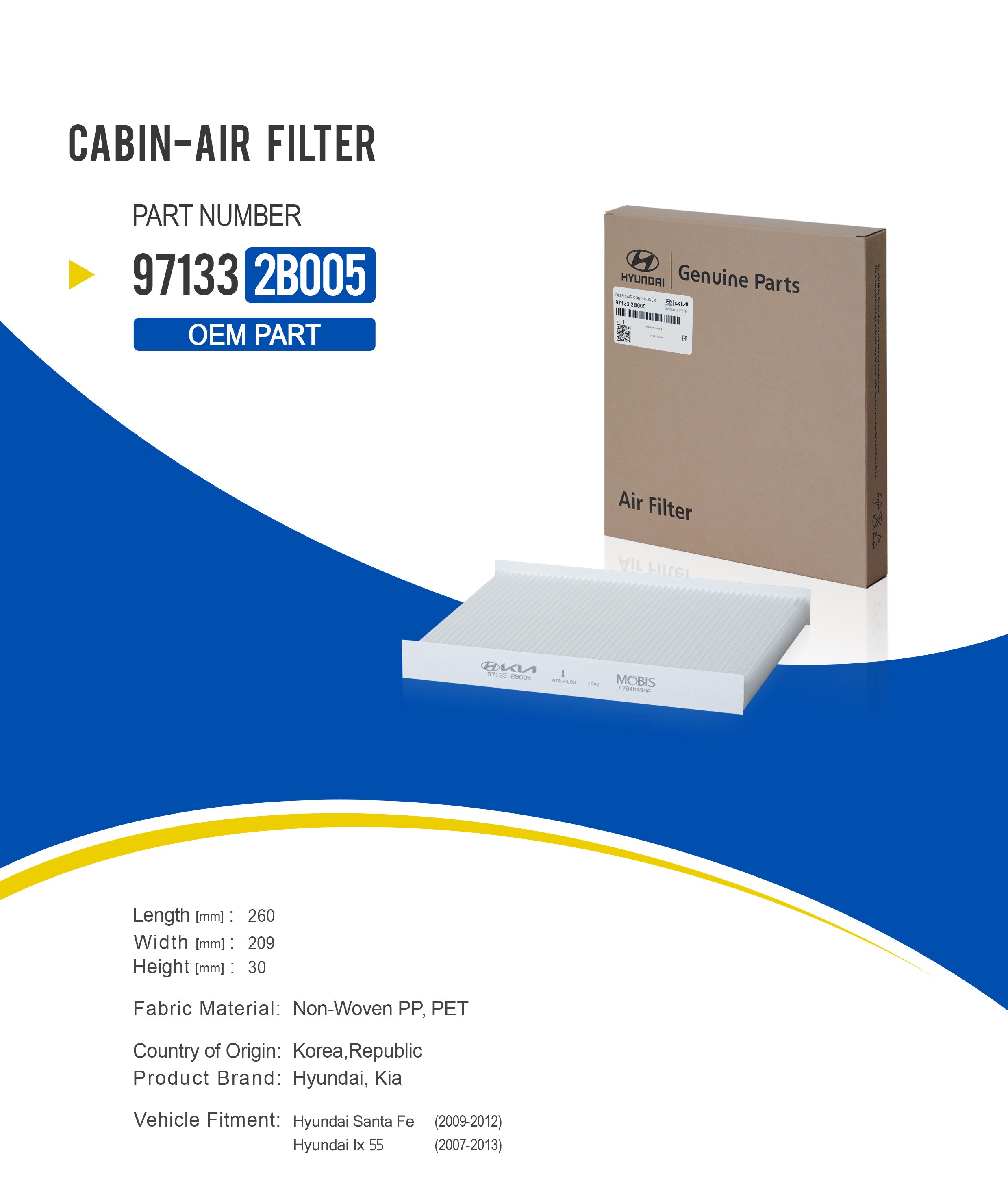 فیلتر کابین 97133-2B005 — تصویر 4